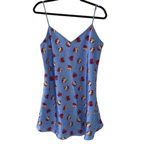 Vintage Disney Classic Pooh Blue Chemise M